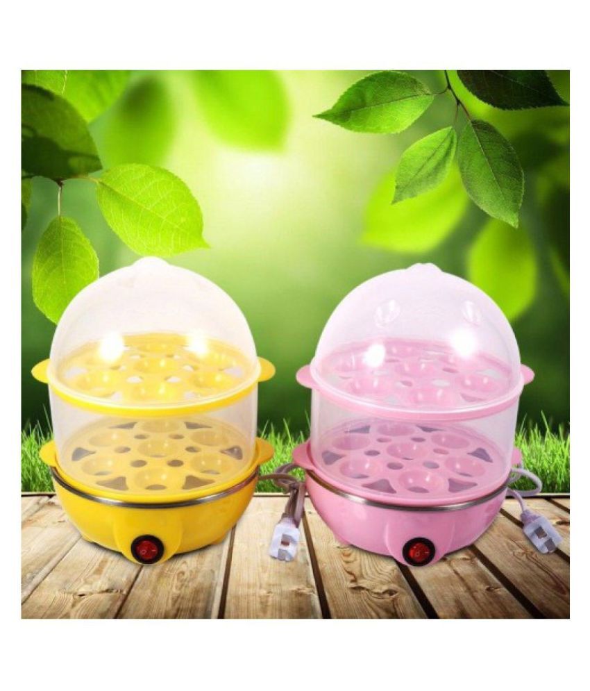 NIHIT Electric Egg Boiler Cooker Food Steamer With Measuring Cup