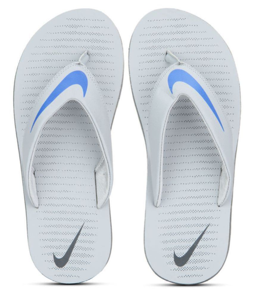 Nike White Thong Flip Flop Price in India- Buy Nike White Thong Flip ...