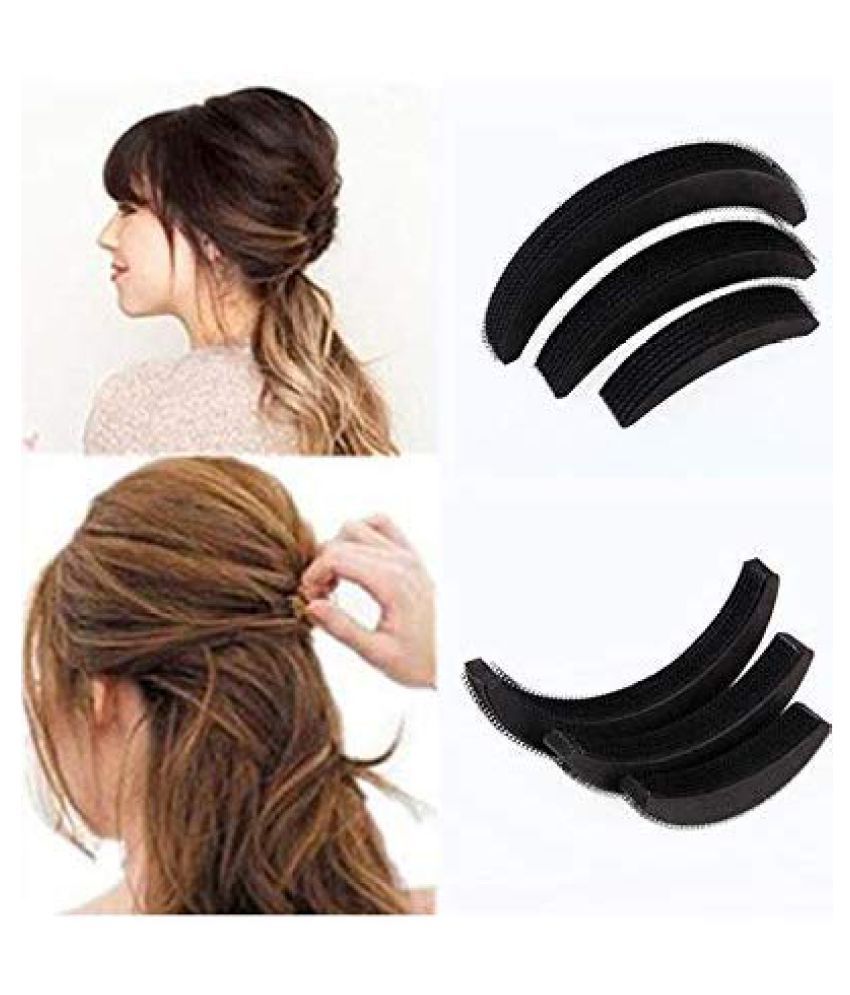 Mahek Accessories Hair Volume Hair Base Bun Styling 3 No S Pack Of