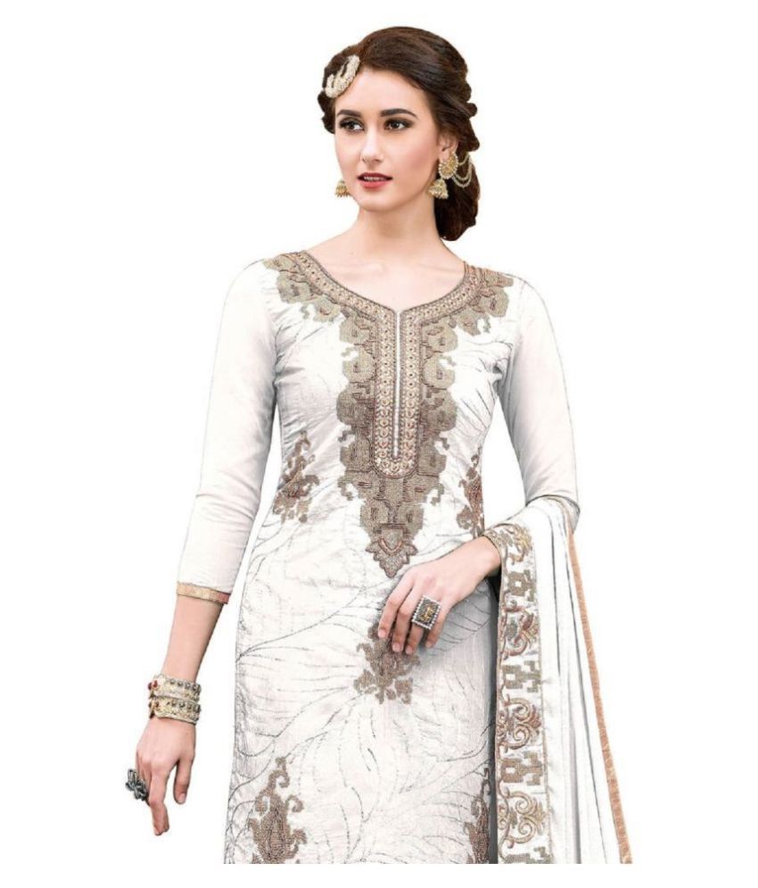 chanderi gown