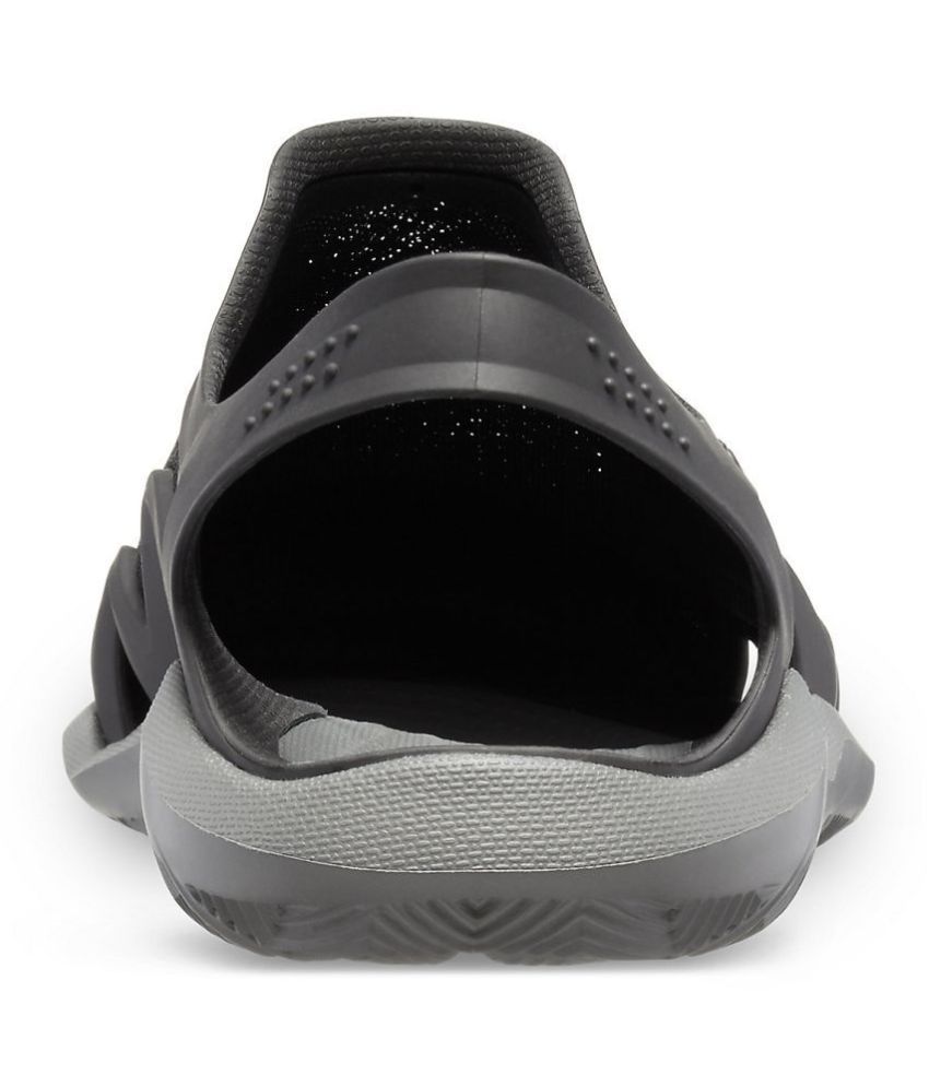 Crocs Standard Fit Black Mesh Floater Sandals - Buy Crocs Standard Fit ...
