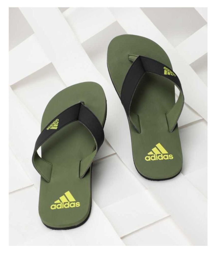 Adidas Green Thong Flip Flop Price in India- Buy Adidas Green Thong Flip Flop Online at Snapdeal