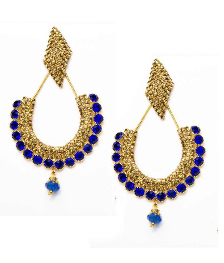 Stylish Gold Plated Layered Earrings - Buy Stylish Gold Plated Layered ...