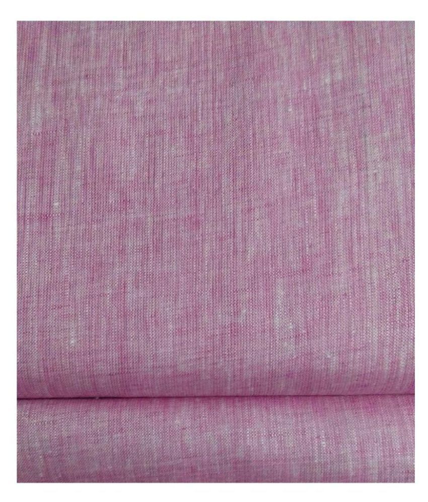 NS Fabric Purple Linen Unstitched Shirt pc