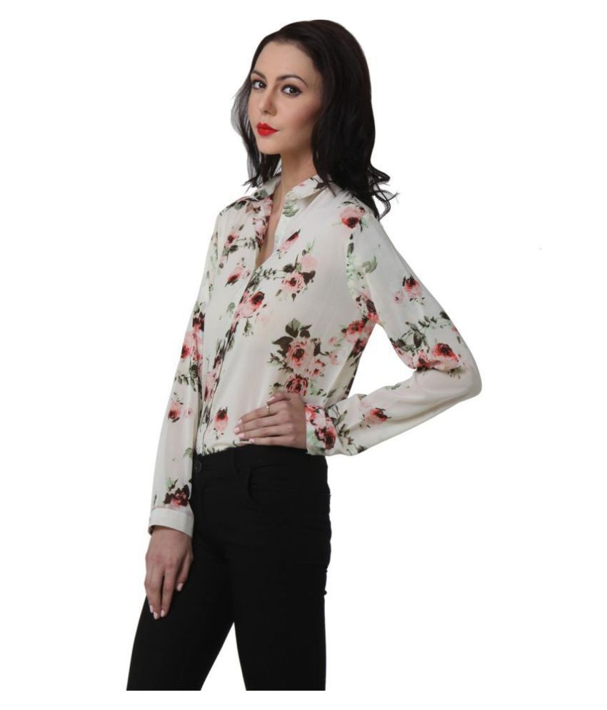 Buy Purys Multi Color Georgette Shirt Online at Best Prices in India ...