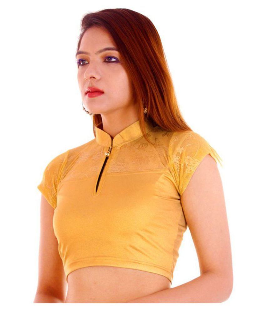 gold shimmer long sleeve top