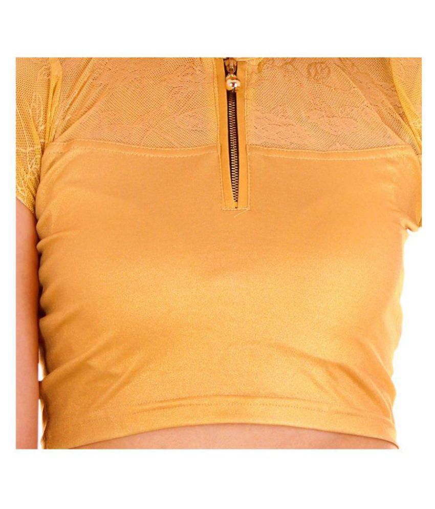 gold shimmer long sleeve top