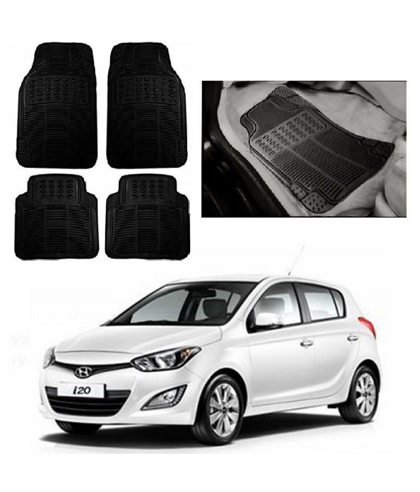 Autovea Premium Rubber Car Floor/Foot Mats Black Hyundai I20 Elite (Set of 4) Buy Autovea