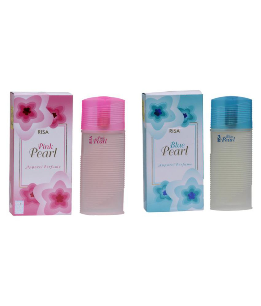     			Risa pink pearl and blue pearl Eau de Parfum,100 ml each ,pack of 2