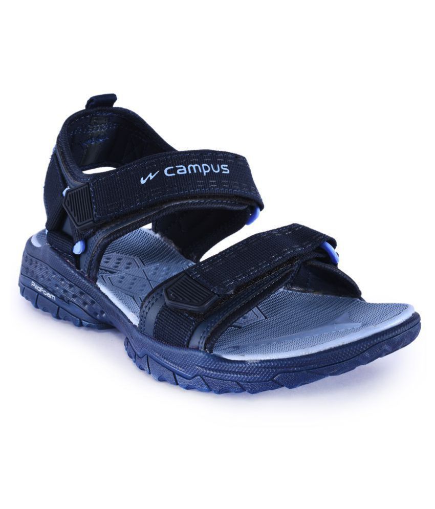     			Campus Navy Synthetic Floater Sandals