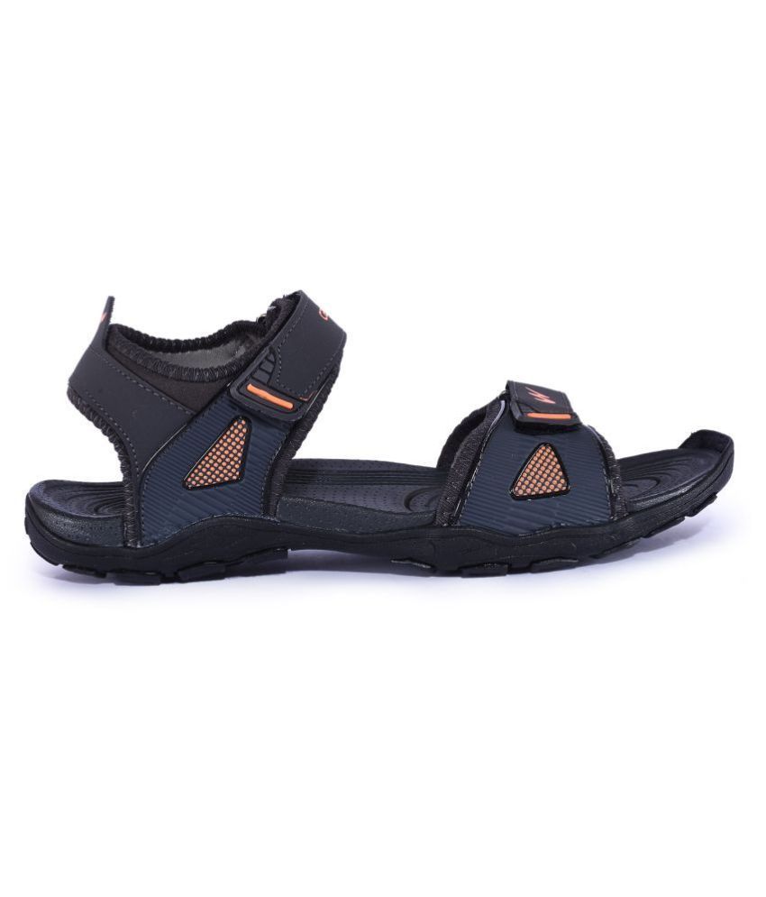 Campus Gray Synthetic Floater Sandals - Buy Campus Gray Synthetic Floater Sandals Online at Best 