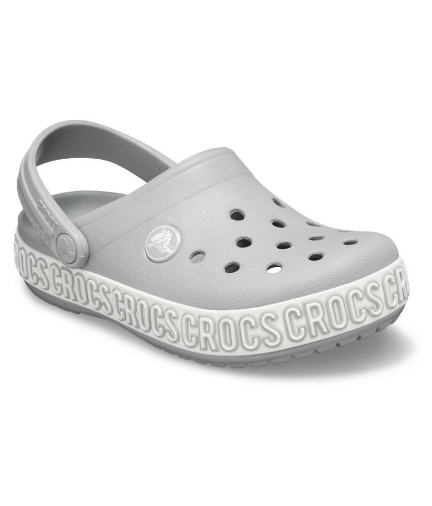 boys grey crocs