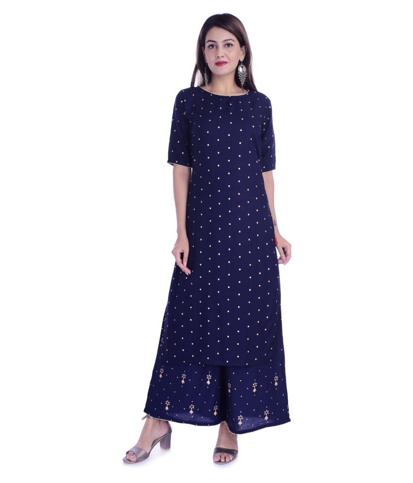 rayon frock kurti design