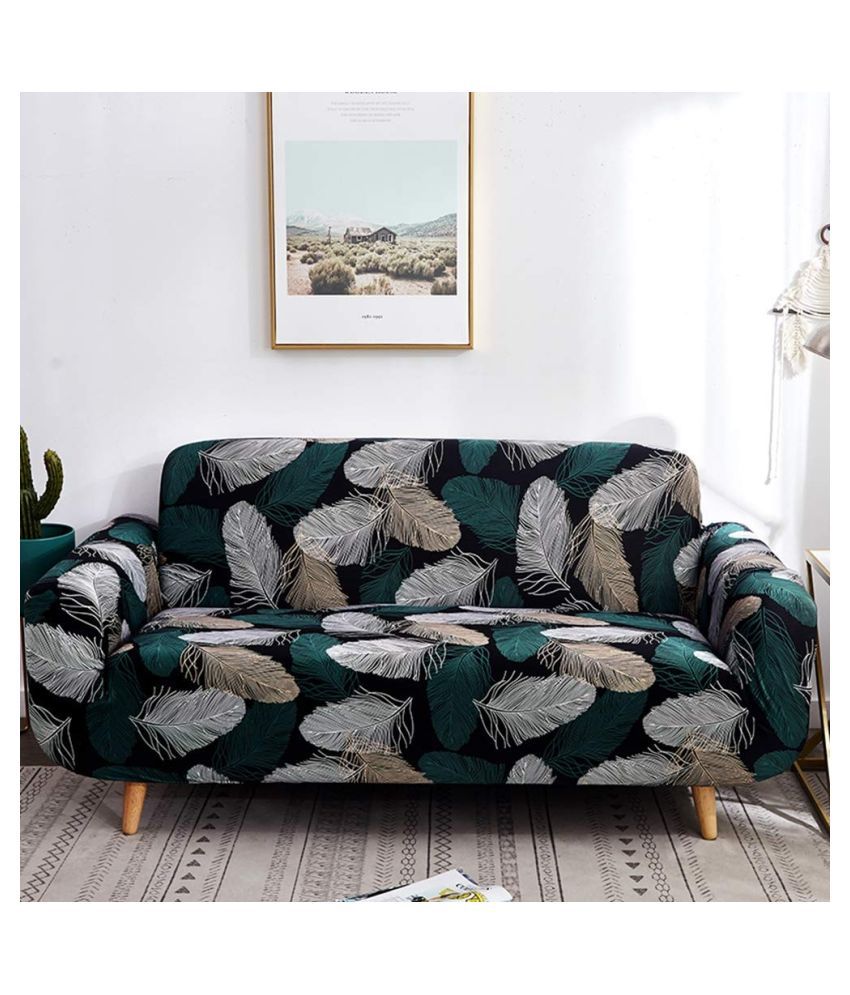     			House Of Quirk 3 Seater Polyester Single Sofa Cover Set
