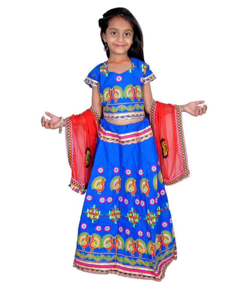 Baby Girl Lahenga Chaniya Ghaghra Choli Kids Traditional Wear Gift By ...