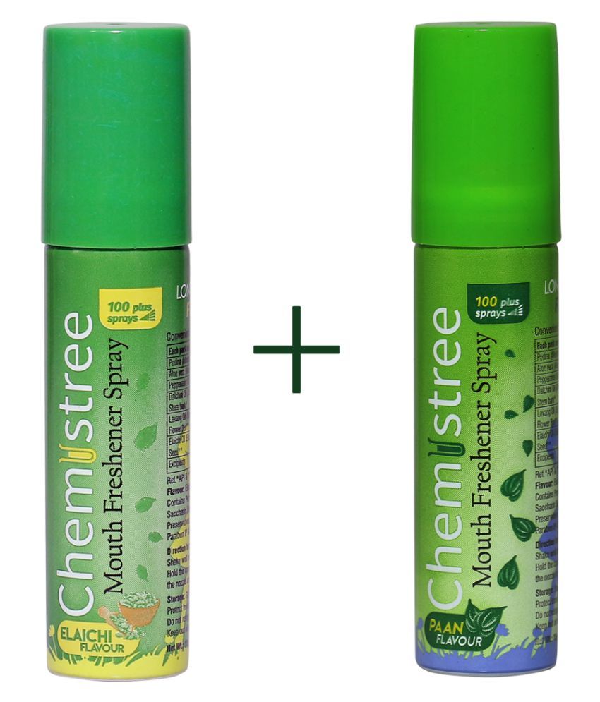 Chemistree Breath Freshener Spray Elaichi and Paan 15 g Pack of 2 Buy