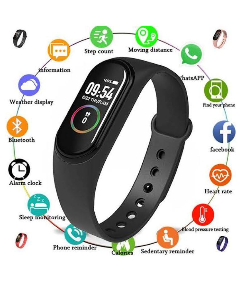 fitbit with heart rate and blood pressure monitor