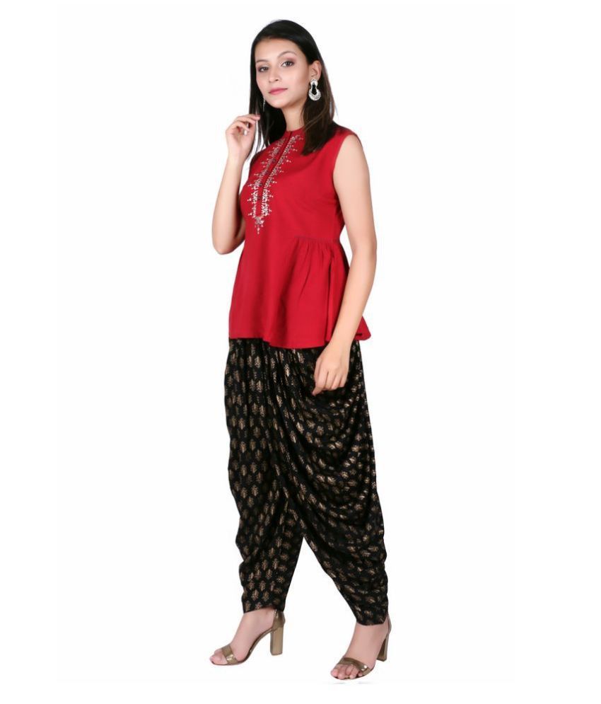rayon dhoti pants