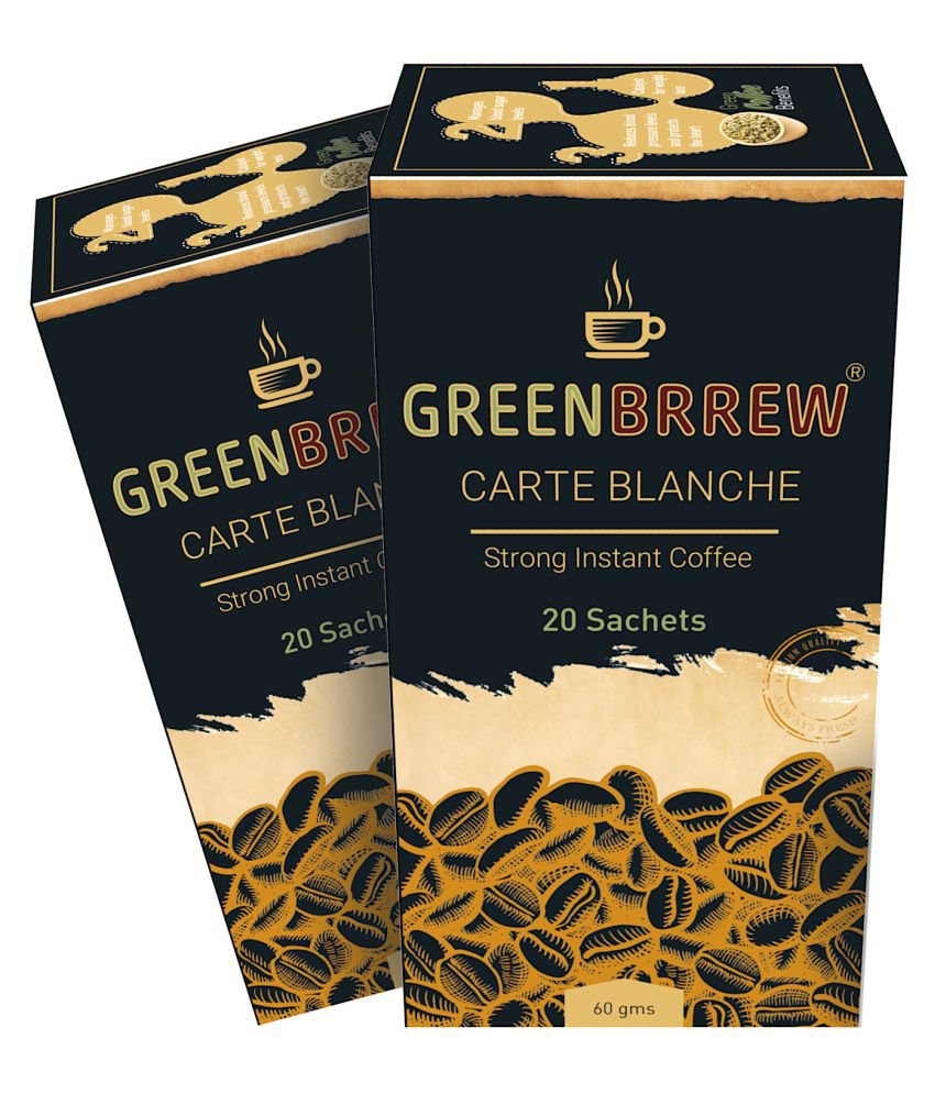    			Greenbrrew Instant Strong Green Coffee for Weight Loss (20 Sachets, 60g) - Pack of 2