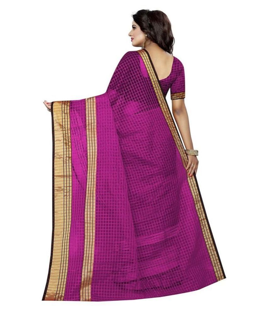 purple cotton sarees