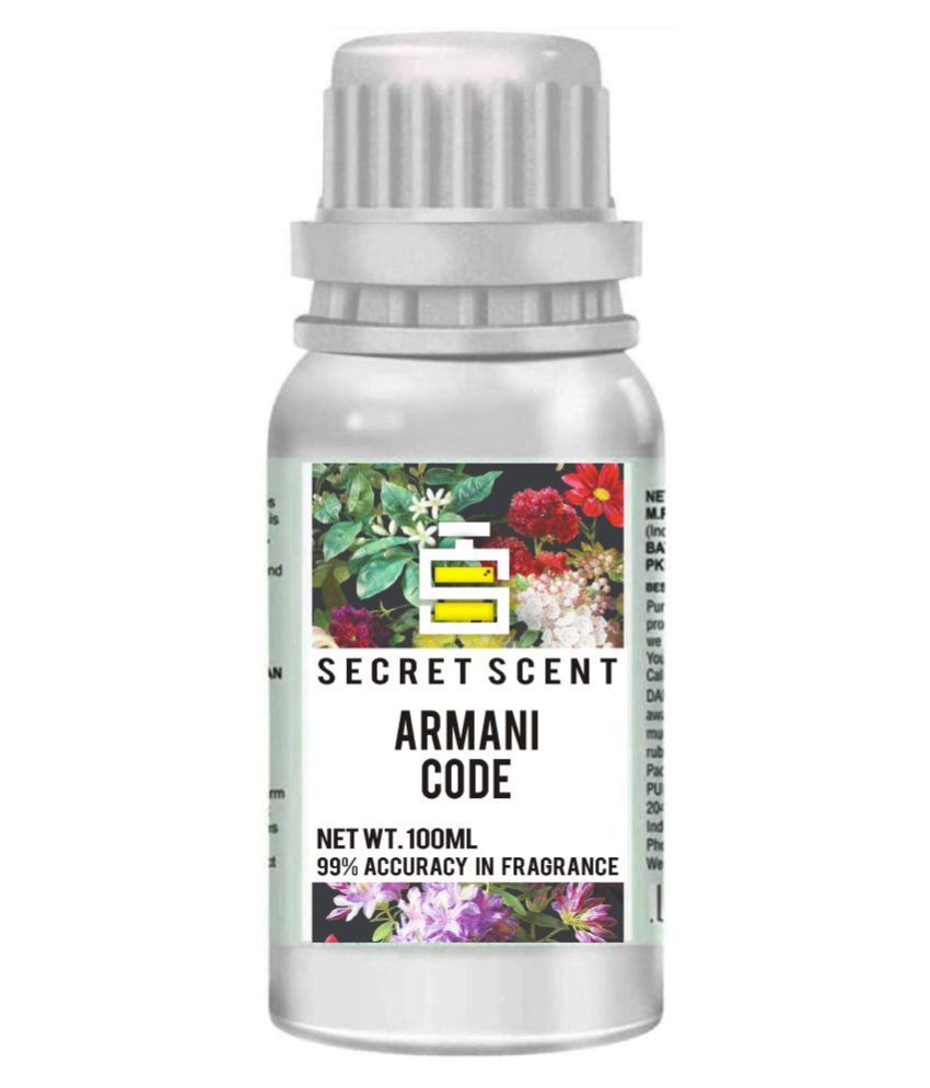 Secret Scent Armani Code Perfume Oil | Attar | Scent | Fragrance Oil 100Ml  For Men (Best Long Lasting Perfume Oil / Attar For Men And Women) Undiluted  & Alkohol Free: Buy