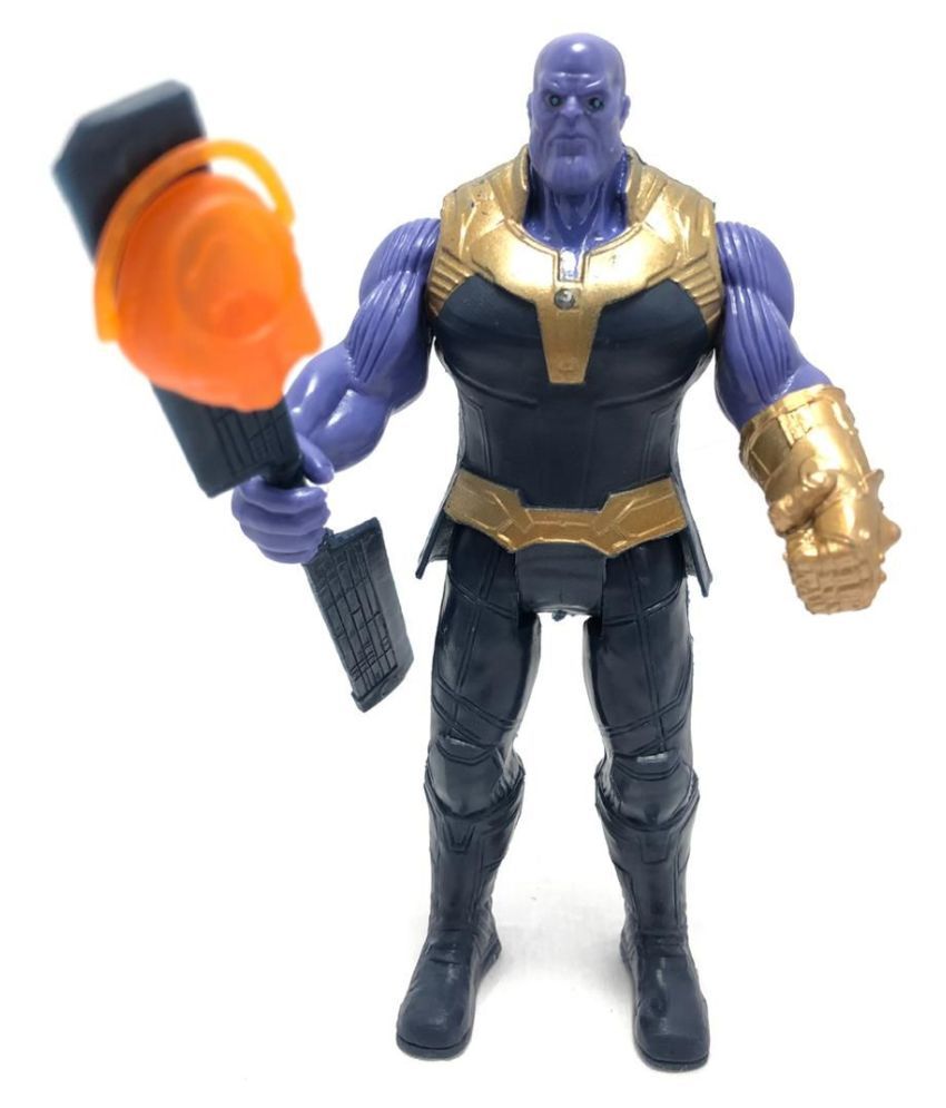 Mubco Marvel Avengers Endgame Thanos Action Figure With Infinity Stone