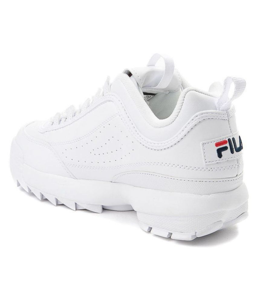 Fila Disrupter White Running Shoes Buy Fila Disrupter White Running