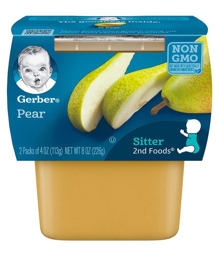Gerber Baby 2nd Foods Pear And Pumpkin Banana Snack Foods