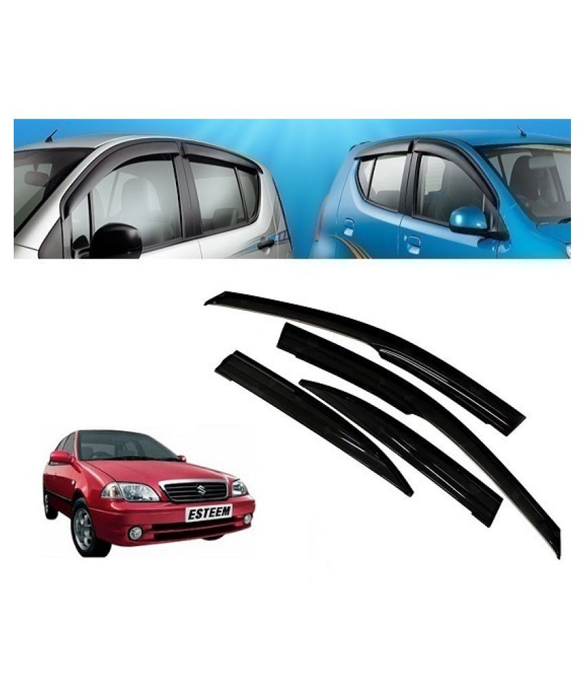 Trigcars Wind Deflectors Black Set of 4 Buy Trigcars Wind Deflectors