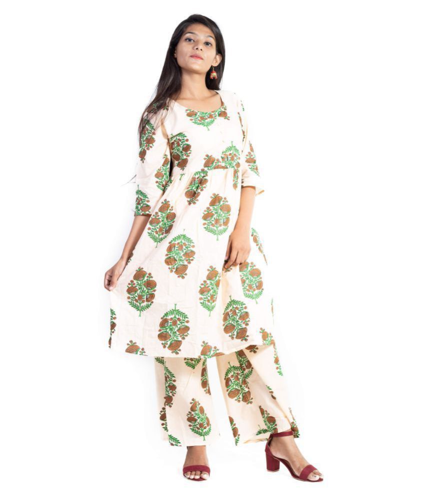 Heaven Blue Rayon Kurti With Palazzo  Stitched Suit  Buy Heaven Blue  Rayon Kurti With Palazzo  Stitched Suit Online at Low Price  Snapdealcom