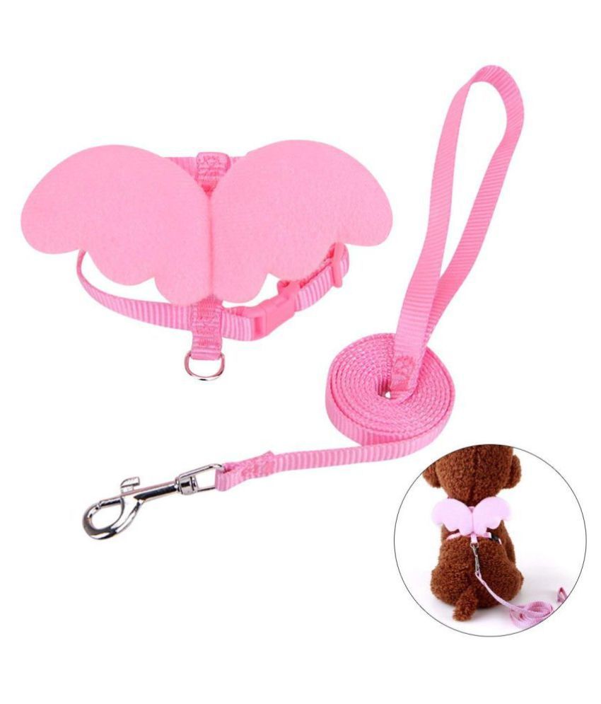 Adjustable Harness Leash Bunny Puppy Traction Rope for Dog (Size M, Pink) Buy Adjustable