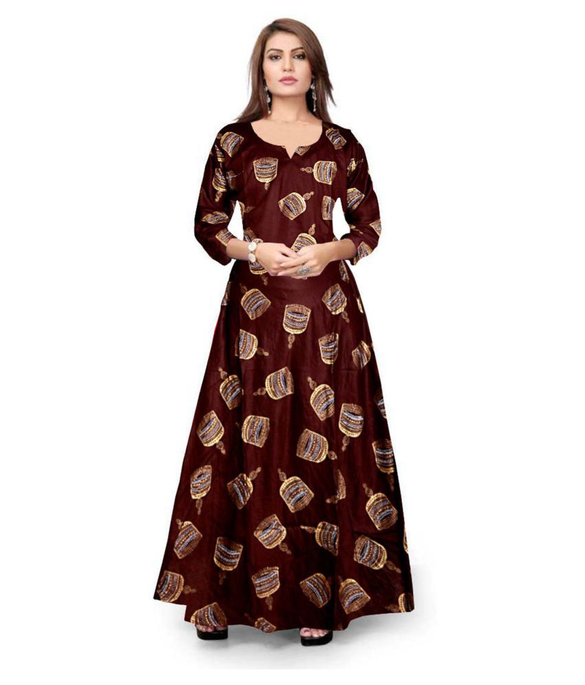 rayon full flair gown