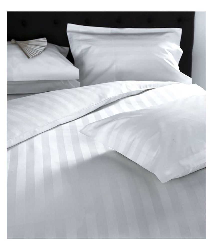 Cotton Trendy Double Cotton White Stripes Duvet Cover Buy Cotton