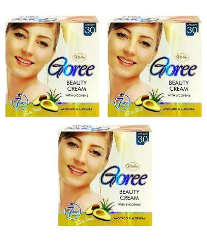     			DIARA Goree Beauty Cream With Lycopene Night Cream 30 gm Pack of 3