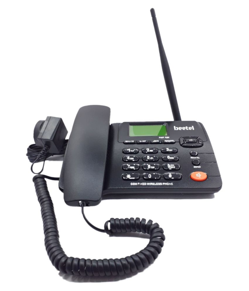 Beetel F2N Wireless GSM Landline Phone ( Black )