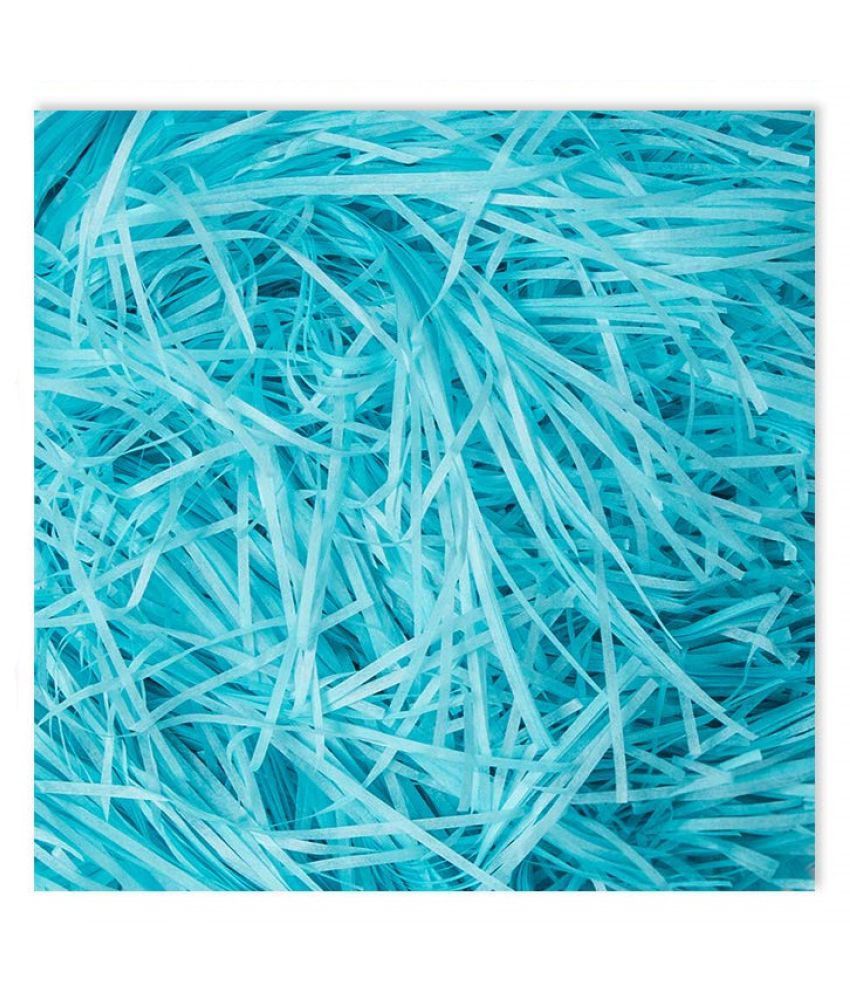     			Gift Paper Shreds Easter Grass Paper for Packing and Gift Party Crafts Accessories Decorations Color Turquoise Blue (Ferozi)