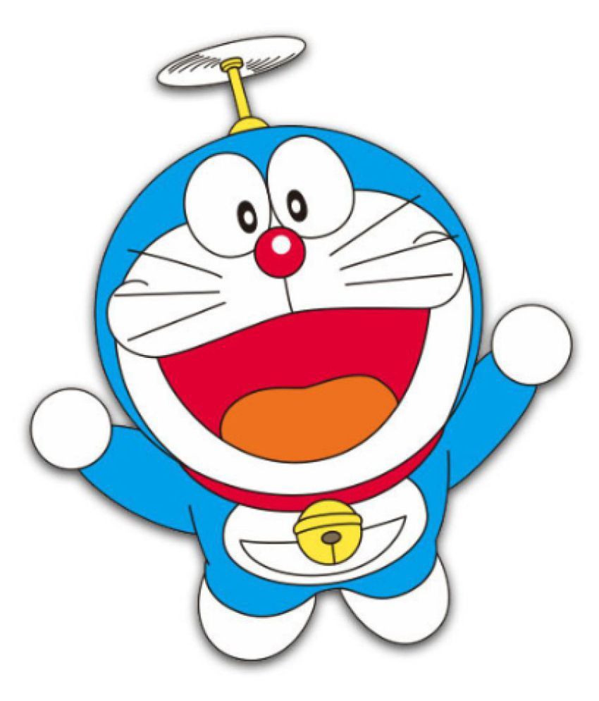 COLOGO 1PC blue color Doraemon car scratches cover 