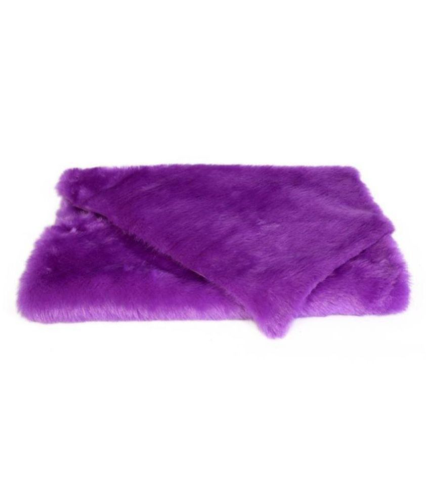     			Vardhman Soft Hair Fur Cloth : 38" X 34" Inches Approx (Hair Length - 2cm) Color - purple : for Used in Dresses, Art & Craft, Photo, Selfie Props, Soft Toys Making & Other Craft Work.
