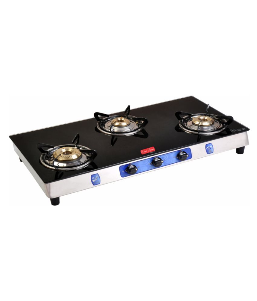 Veerlaxmi Pi 3011 3 Burner Manual Gas Stove Price In India Buy