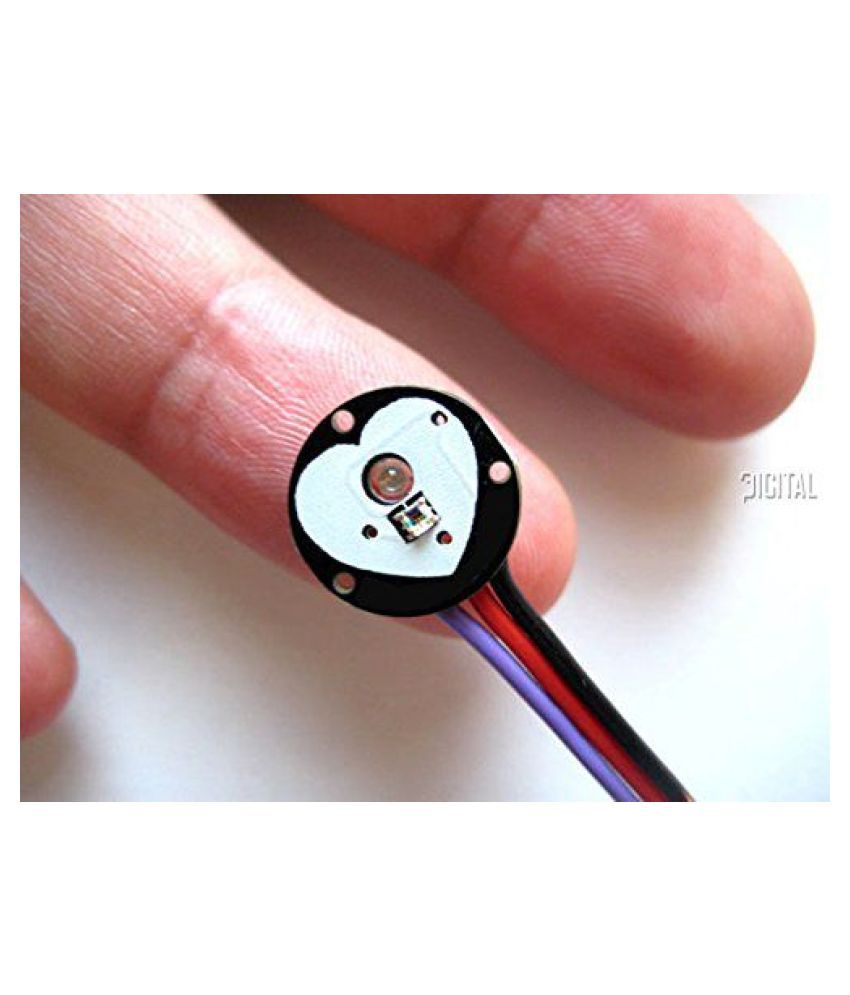 Robobulls Pulse Rate Sensor Heartbeat Heart Rate Detector Module for