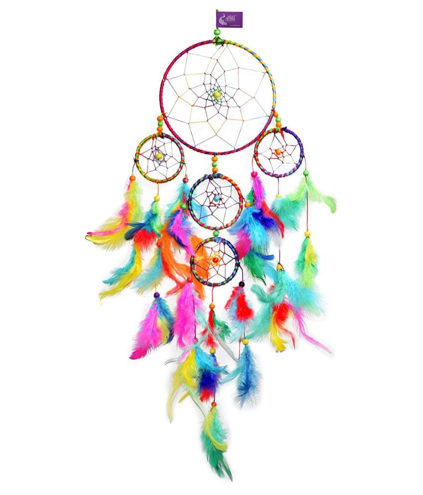     			jsk collection Iron Multicolour Dream Catcher - Pack of 1 ( X cms )