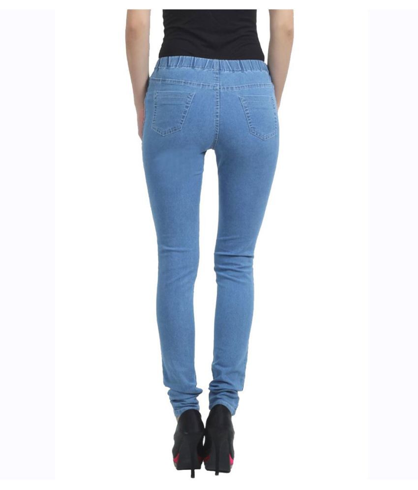 Buy Trusha Dresses Denim Jeggings - Multi Color Online at Best Prices in India - Snapdeal