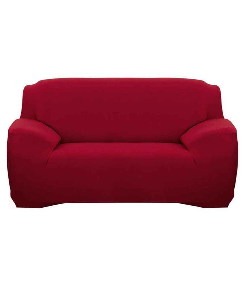     			House Of Quirk 2 Seater Polyester Single Sofa Cover Set