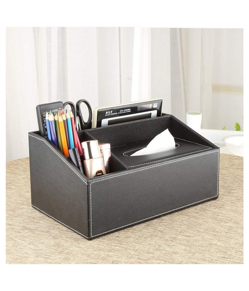 PRERO Car Tissue Dispenser Leather Black Buy PRERO Car Tissue