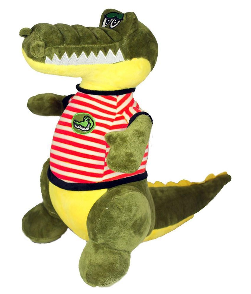     			Tickles Funny Dressed Crocodile Soft Stuffed Plush Toy Animals for Kids Baby Boys Girls Birthday Gifts  (Color May Vary Size: 30 cm)