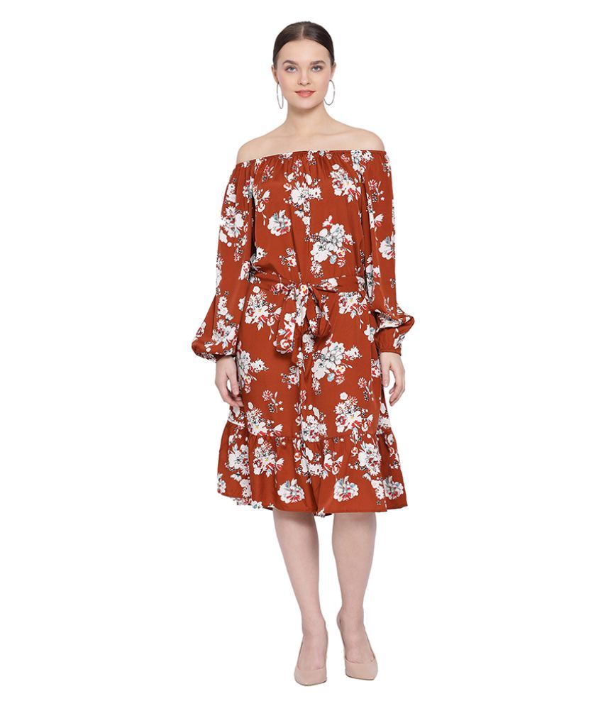 polyester wrap dress