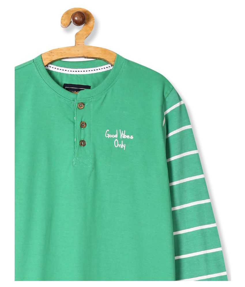 green stripe shirt men