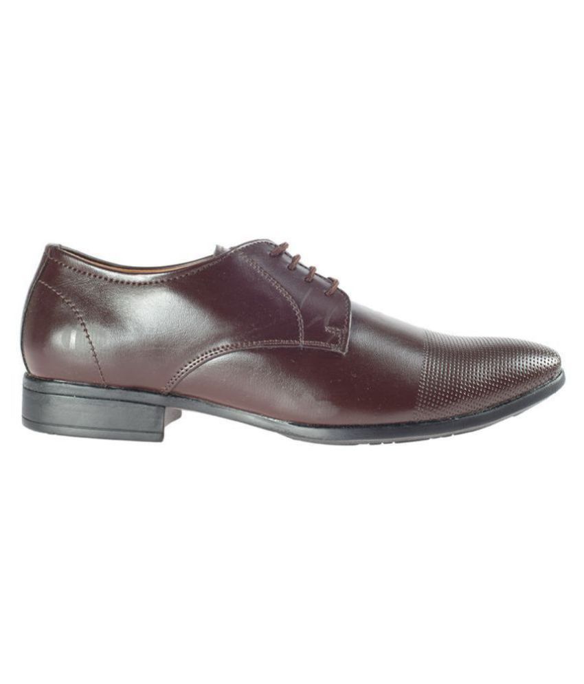 khadim brown formal shoes