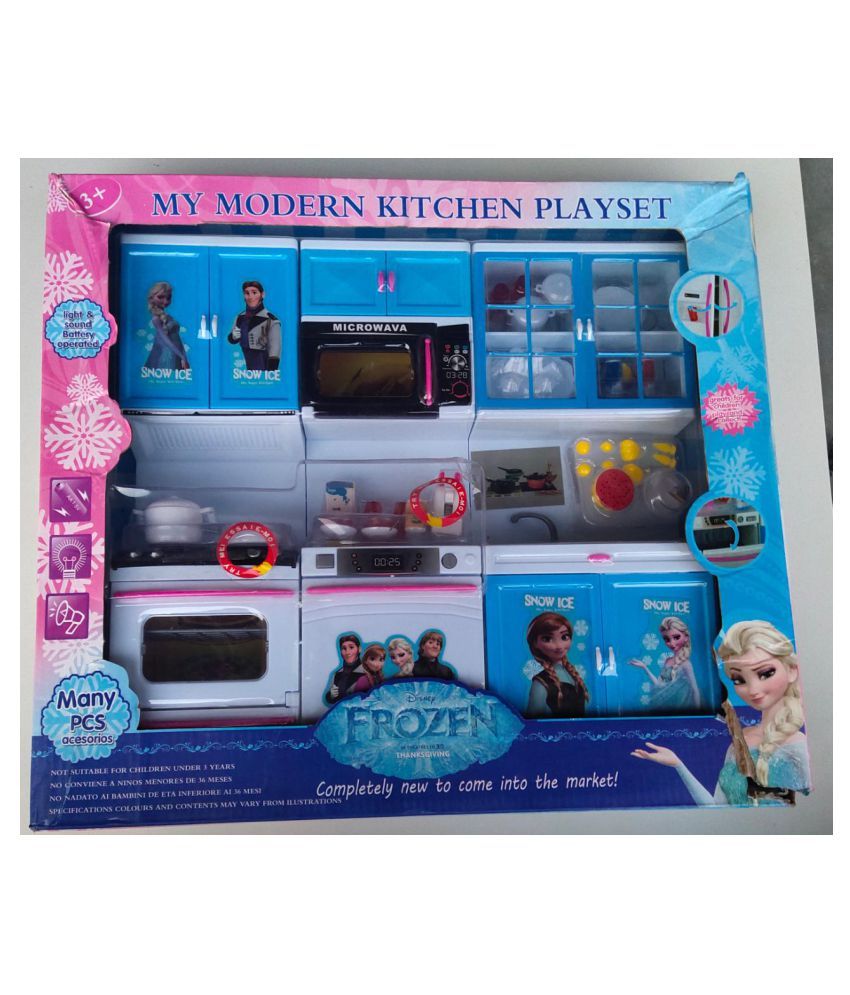 frozen modern kitchen set