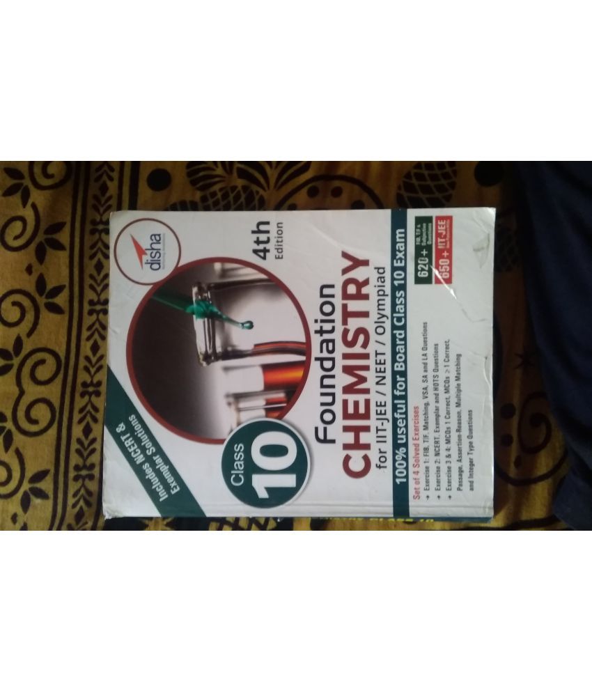 Disha Foundation Chemistry Class 10 For Iit Jee Neet Olympiad Buy Disha Foundation Chemistry